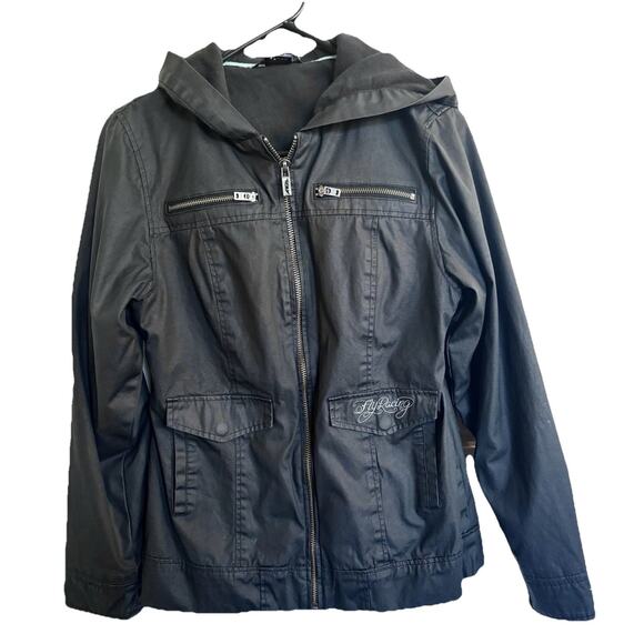 Fly Racing Women’s Waxed Jacket Sz M Fleece Lined Motocross Racing Motorcycle - Picture 1 of 5
